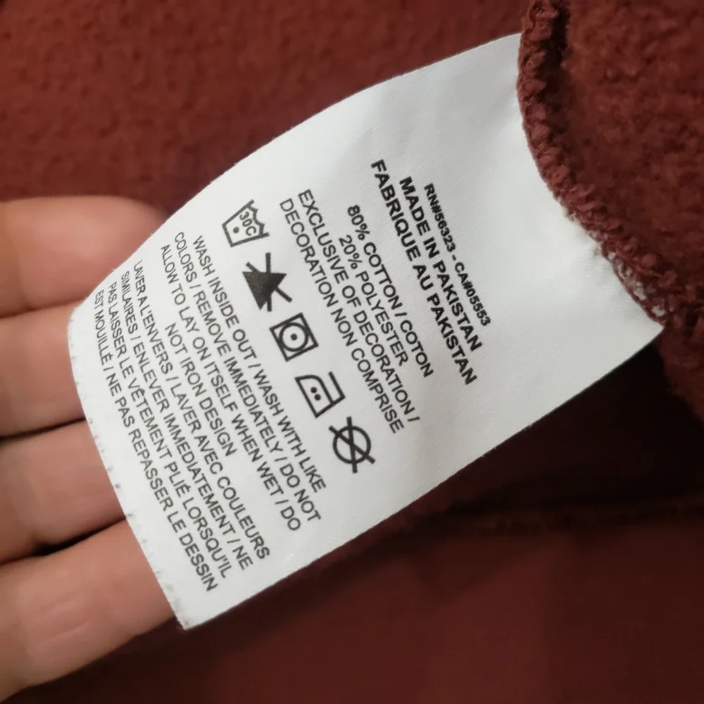 Nike Sweatshirt Mens Small Brown Fleece Quarter Zip